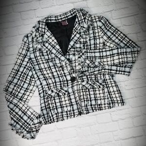 Star Blue Jeans Pure Indigo Pink Blazer Jacket